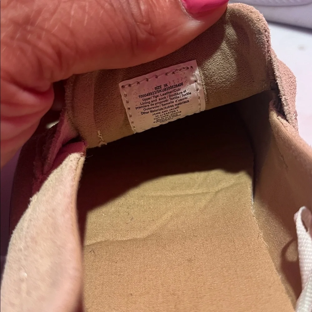 Janie and Jack Tan Suede Slip-On Moccasins